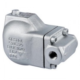 Ball-float steam trap - UNA14 - hor. / AO13 / Threaded connection / 1/2" / PN25
