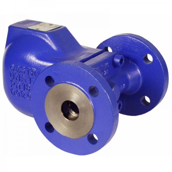 Ball-float steam trap - UNA16 - vert. / AO22 / Flange connection / DN15 / PN40